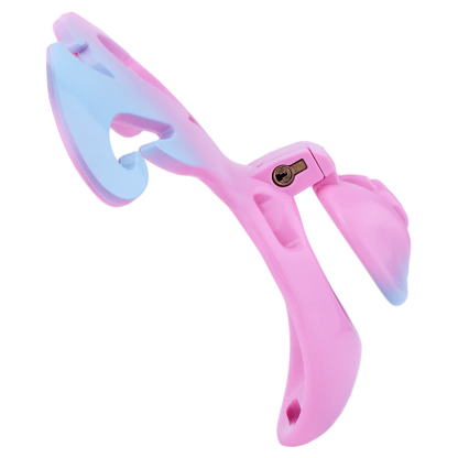 Succubus  Chastity Lock – Devil Wing Resin Cage with Strap Design