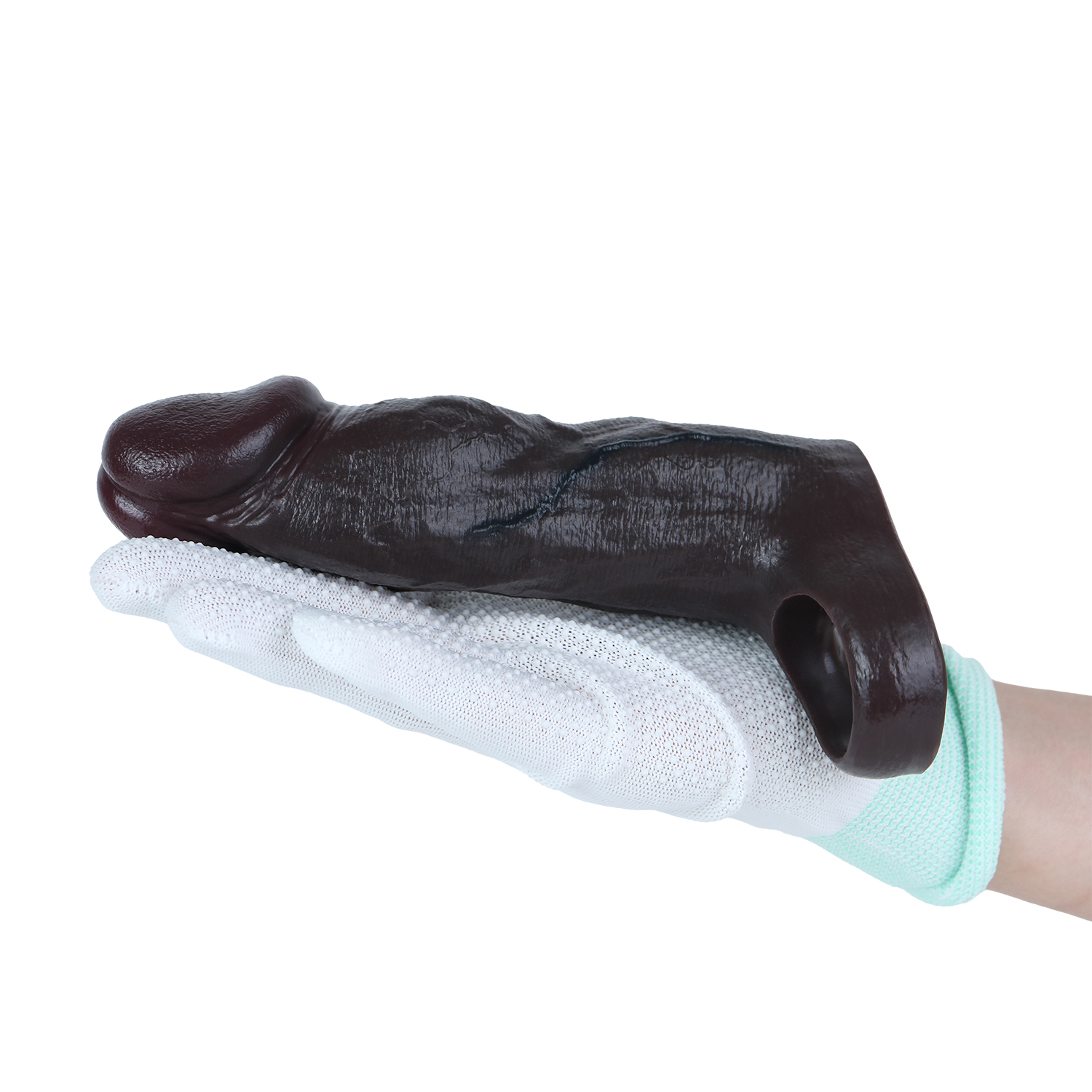 Realistic Hollow Strap-On Dildo Sleeve – Soft Silicone Wearable Extender for Couples
