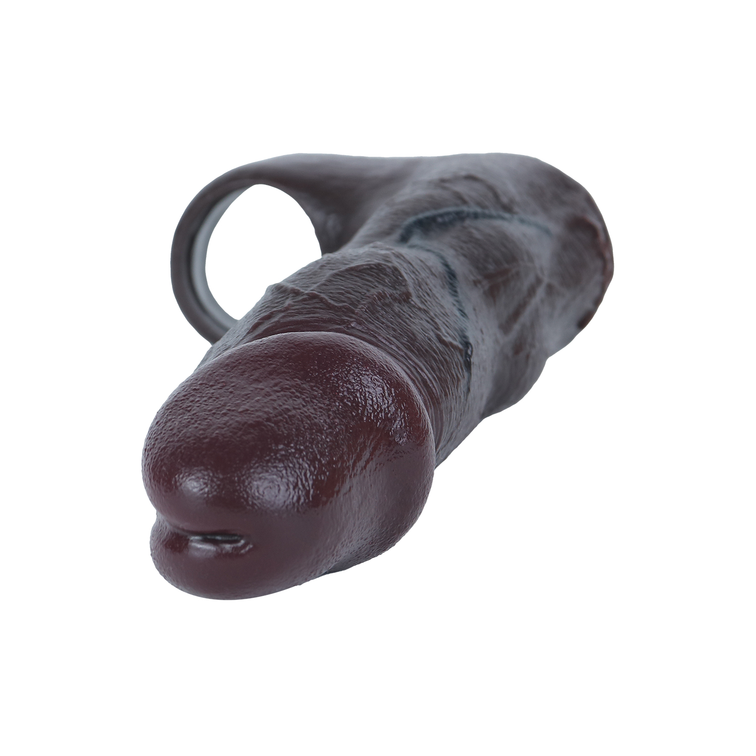 Realistic Hollow Strap-On Dildo Sleeve – Soft Silicone Wearable Extender for Couples