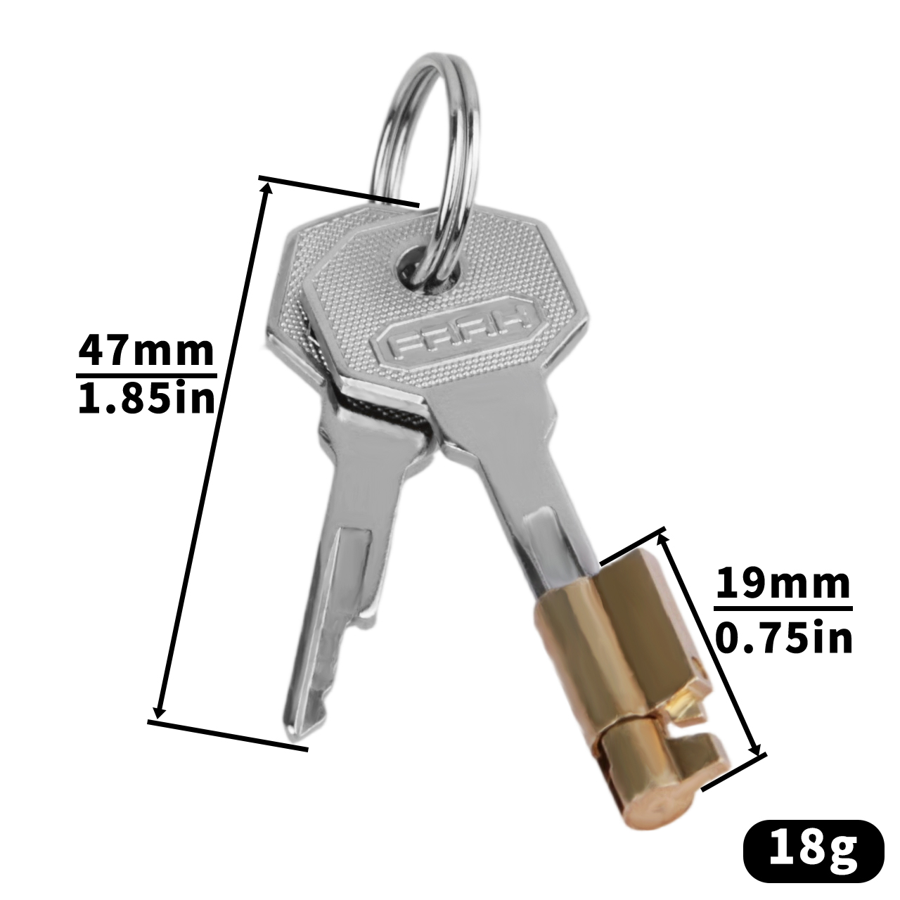 Bow Resin Chastity Lock
