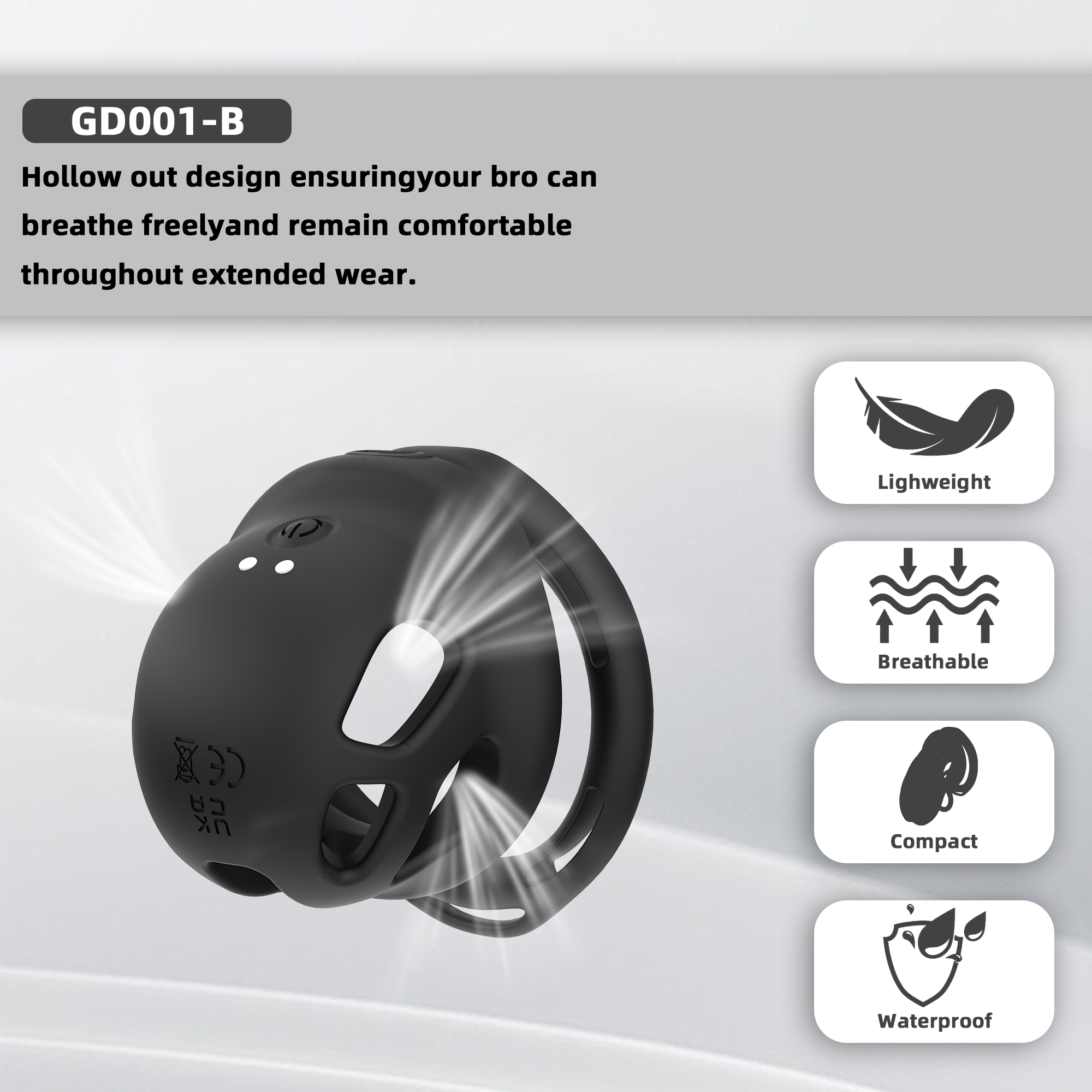 Electric Silicone Chastity Cage – Soft Locking Device for Comfortable Long Wear