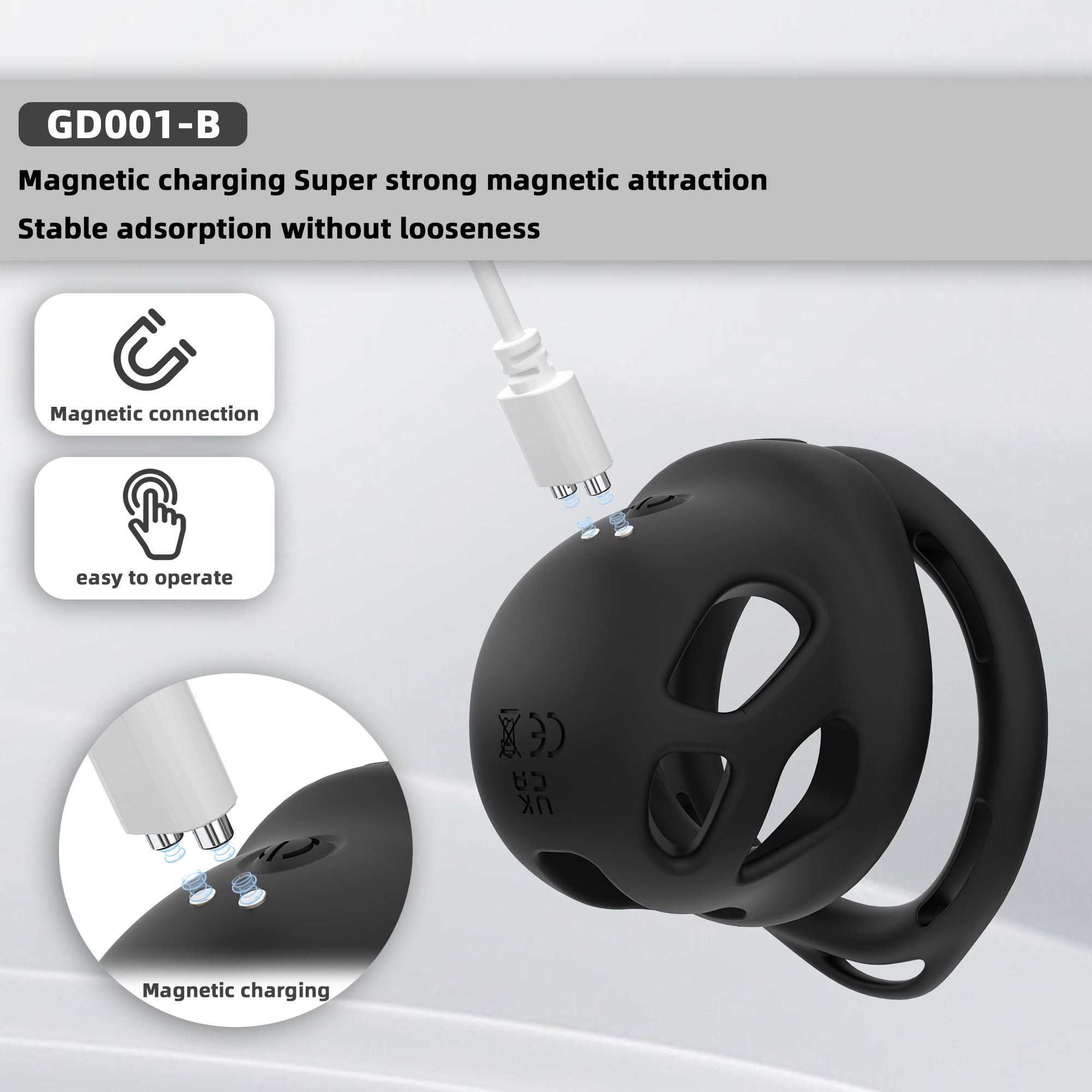 Electric Silicone Chastity Cage – Soft Locking Device for Comfortable Long Wear