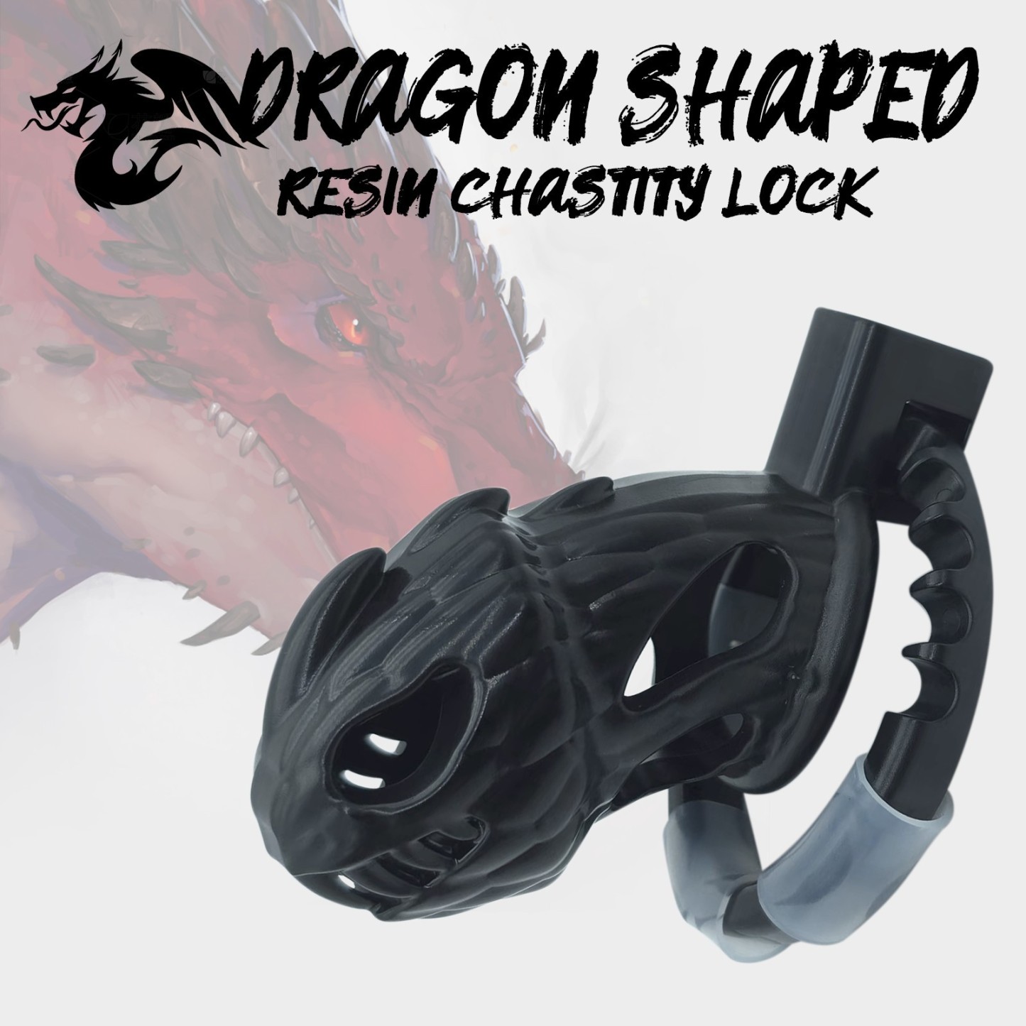 Dragon Head Self-Adjusting Chastity Cage