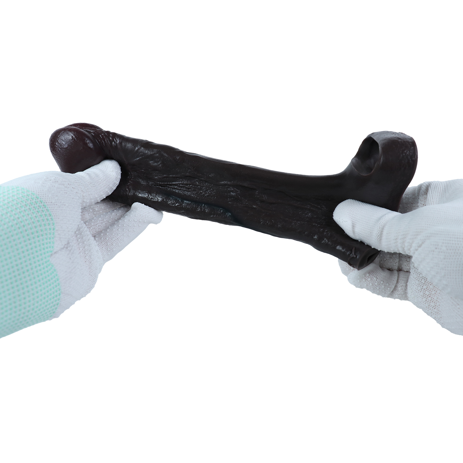 Realistic Textured Hollow Dildo Sleeve – Premium Silicone Wearable Extender for Couples