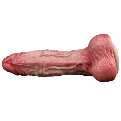 7.5 Inch Realistic Silicone Dildo with Suction Cup Base – Dual Density Flexible Design