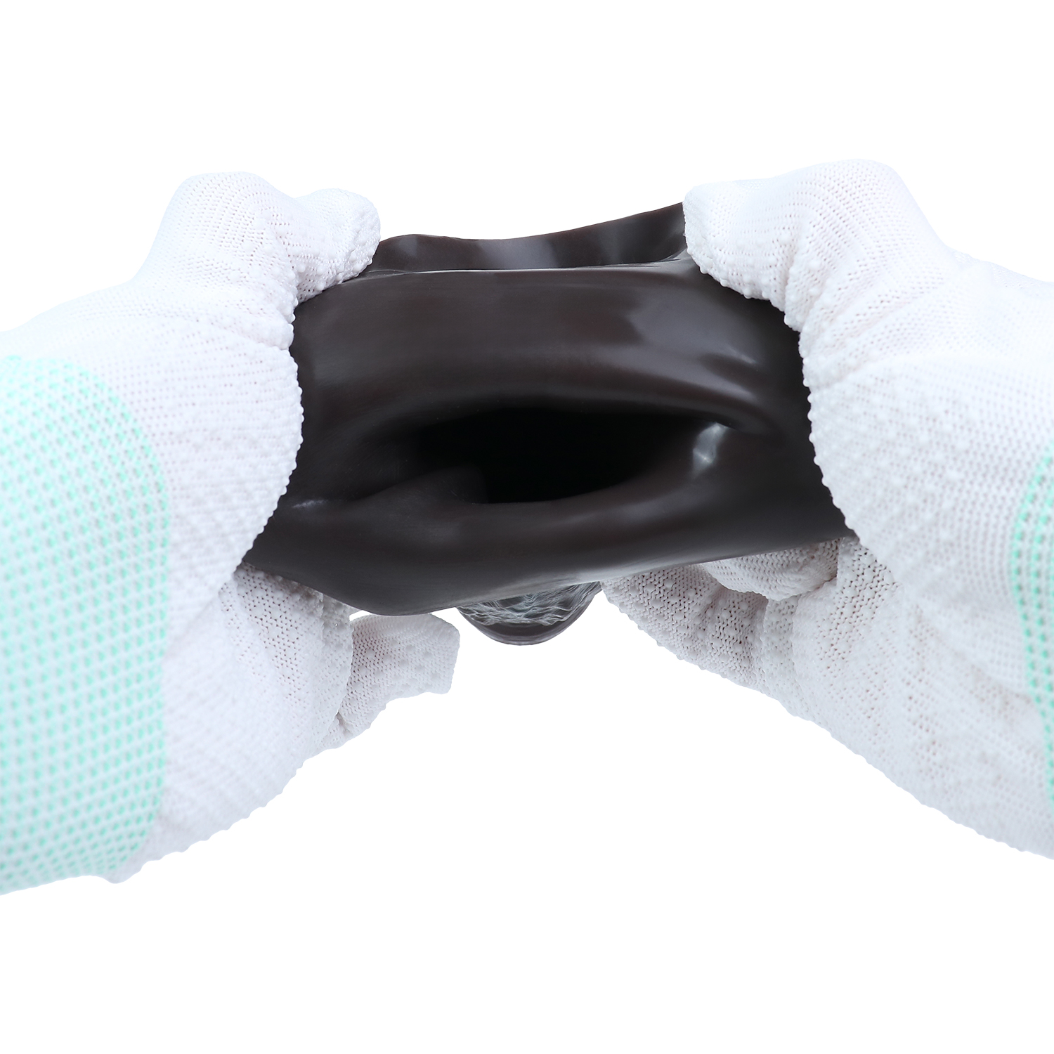 Realistic Textured Hollow Strap-On Dildo Sleeve – Soft Silicone Wearable Extender for Couples