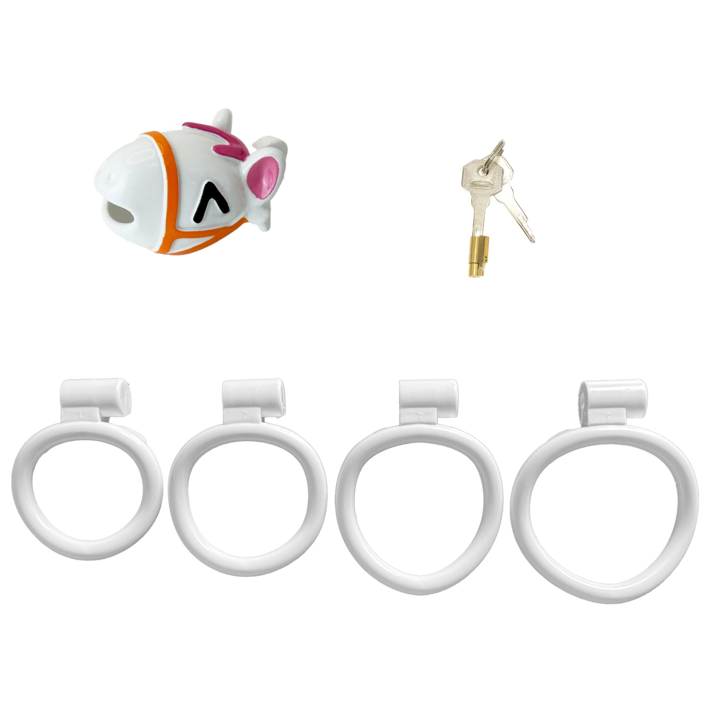 Horse Head Chastity Cage – 3D Printed Animal Style Lock Device for Male Control Play