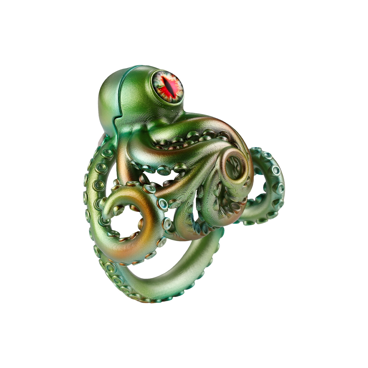 Cthulhu Eye Chastity Lock – Gothic Resin Design