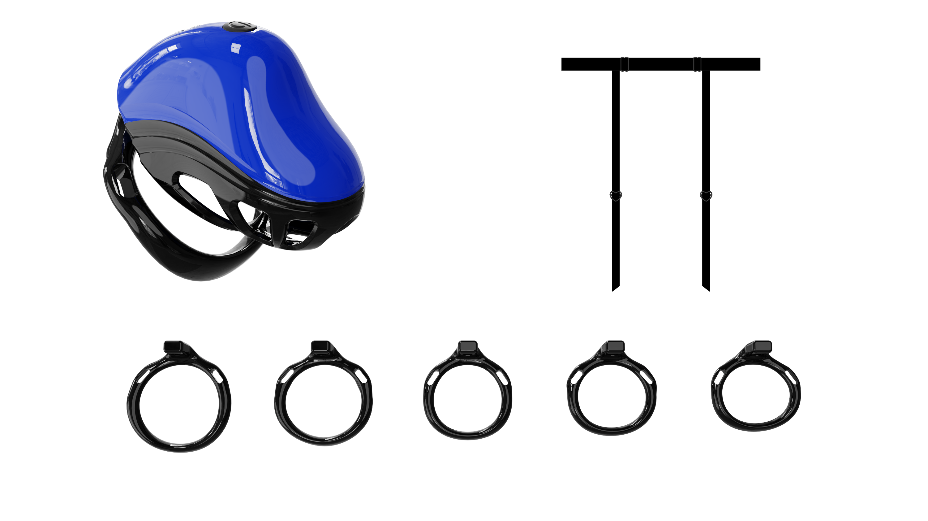 Smart Vibrating Chastity Lock with APP & Remote Control