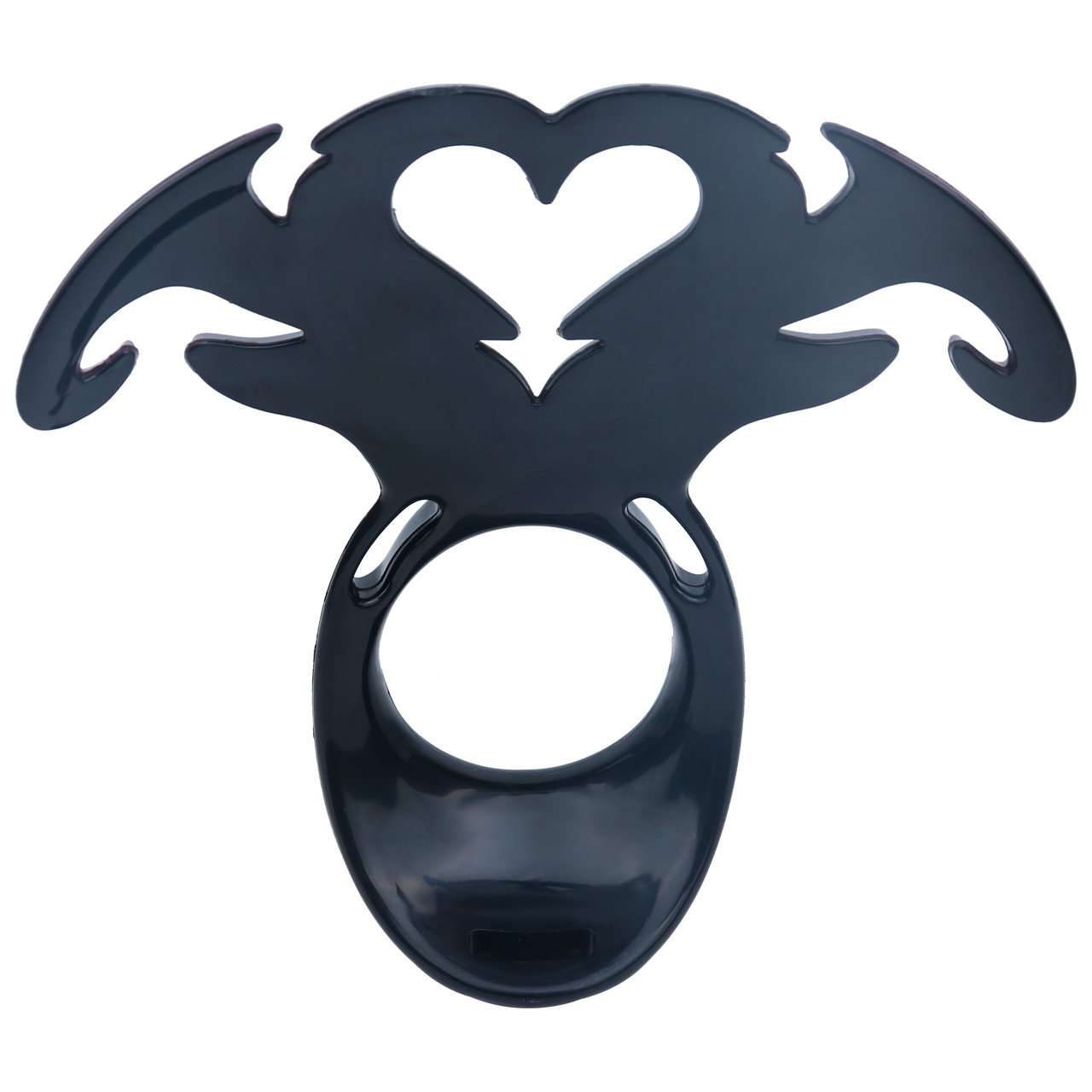 Succubus  Chastity Lock – Devil Wing Resin Cage with Strap Design