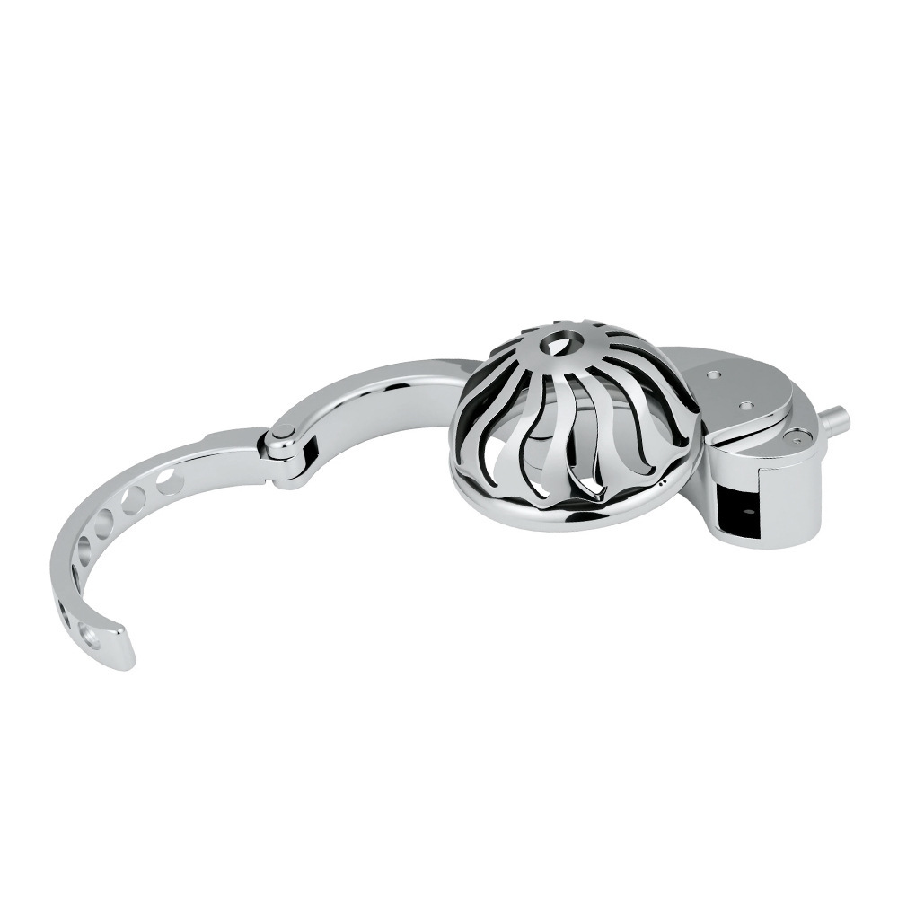  Stainless Steel Male Chastity Cage | 6-Level Adjustable Cock Cage (32–50mm) | Adult BDSM Sex Toy for Chastity & Bondage Play-ToyAura