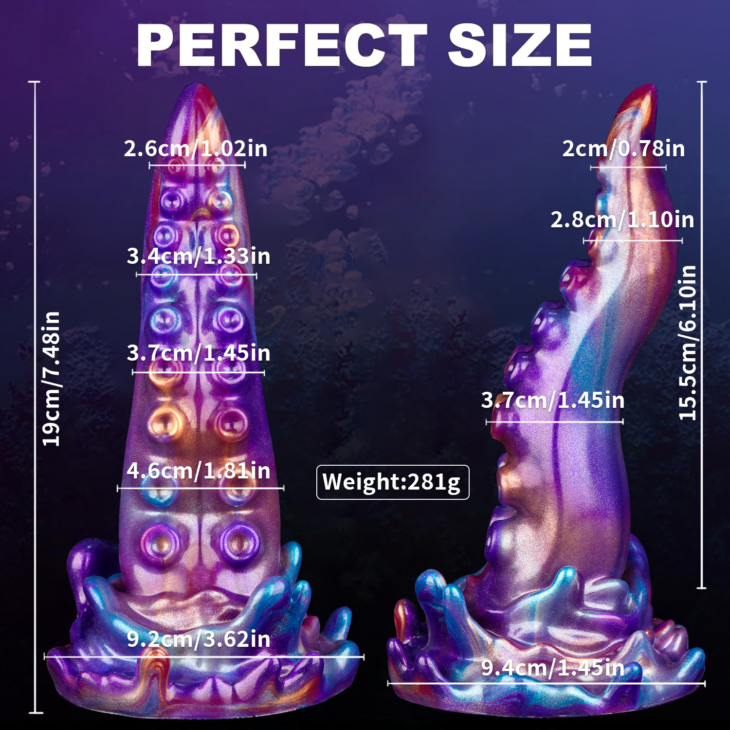 Astral Abyss Tentacle Dildo – Premium Silicone Fantasy Texture Toy