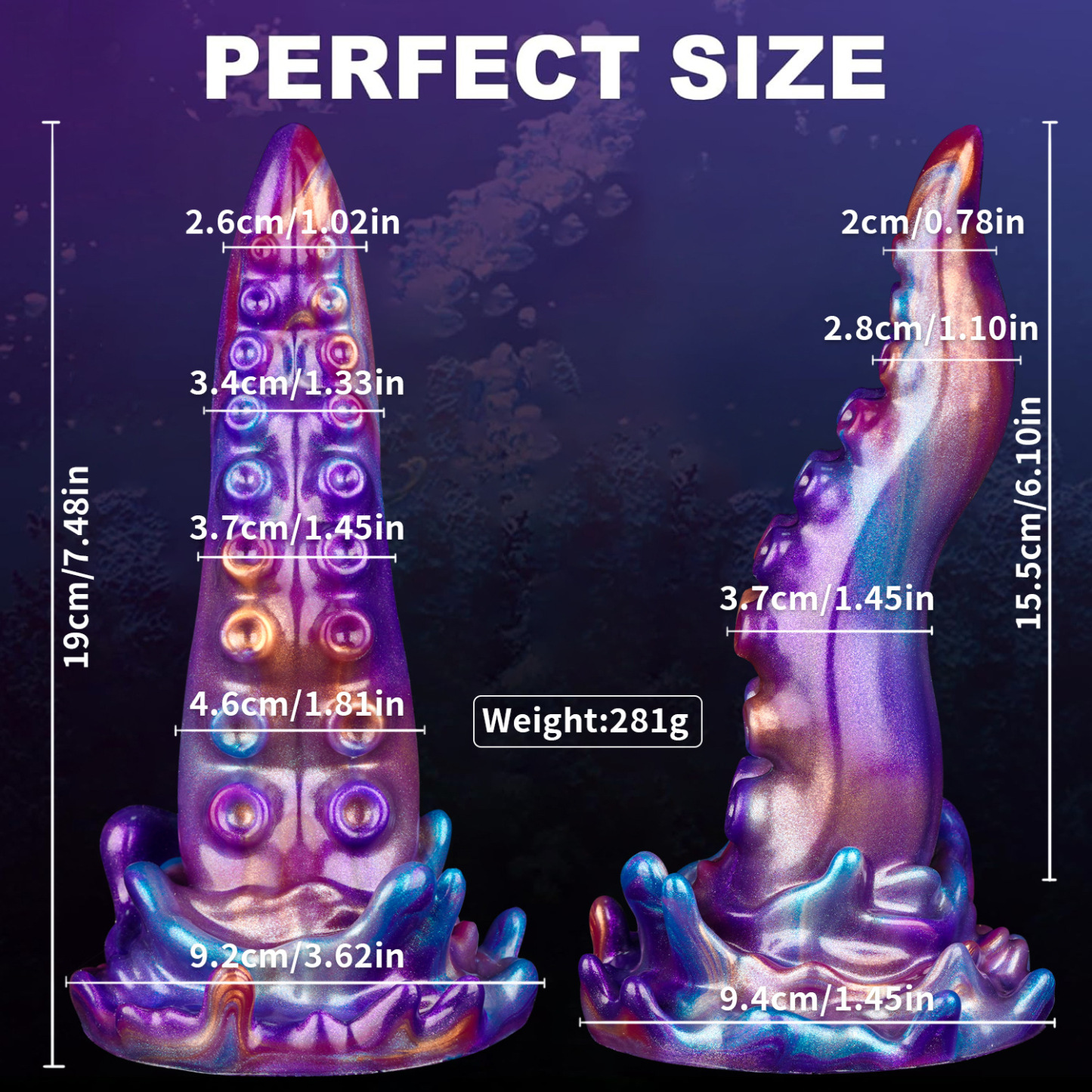 Astral Abyss Tentacle Dildo – Premium Silicone Fantasy Texture Toy