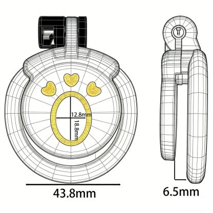 Cute Flat Shemale Chastity Device – Multi-Color | Safe & Comfortable