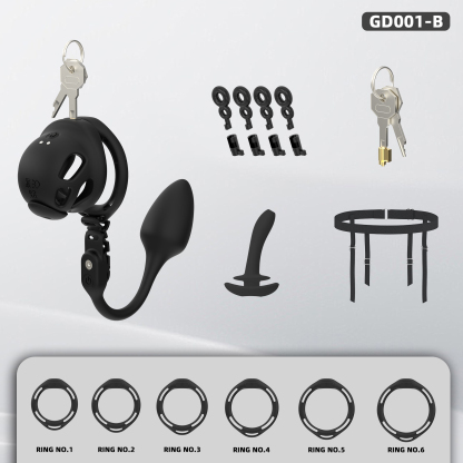 Electric Silicone Chastity Cage – Soft Locking Device for Comfortable Long Wear