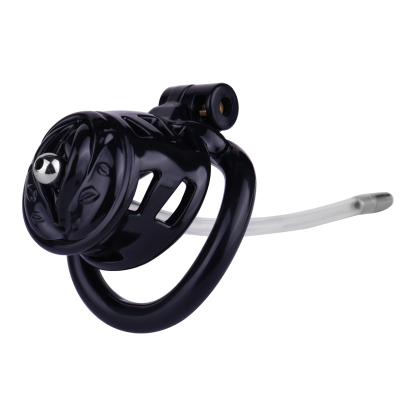Belted Chastity Lock with Drain Tube – Adjustable Strap System, Secure & Extended Wear Design