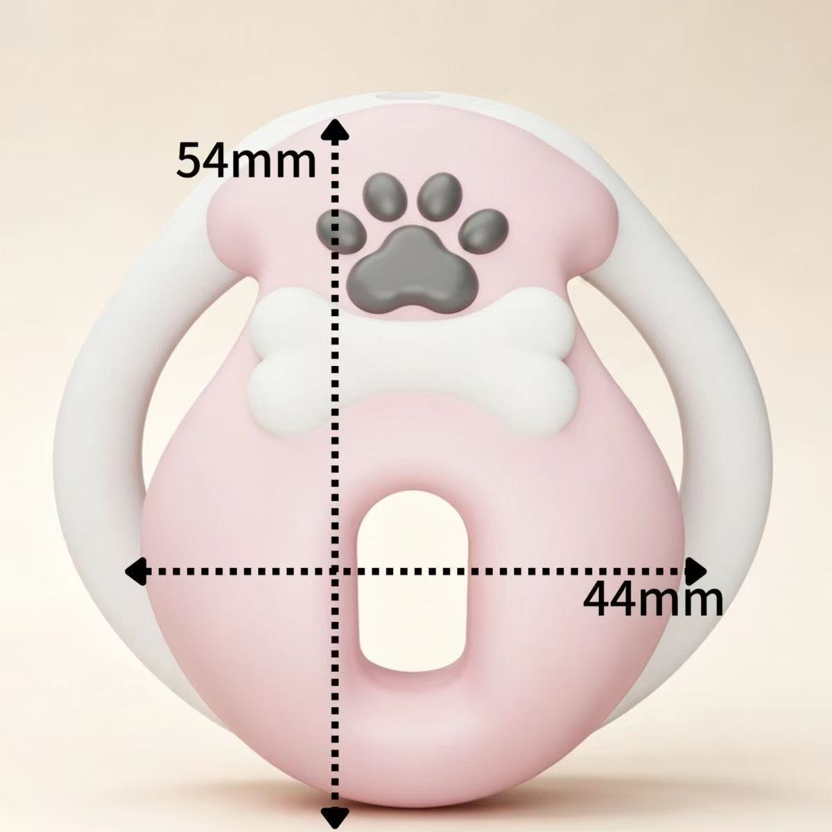Cute Paw Print Chastity Cage for Men