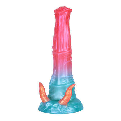 Fantasy Silicone Dildo with Gradient Color