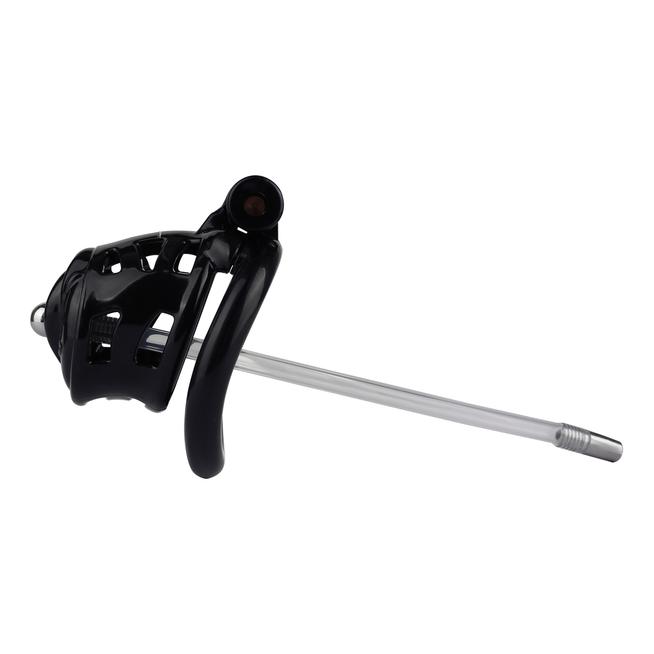 Belted Chastity Lock with Drain Tube – Adjustable Strap System, Secure & Extended Wear Design