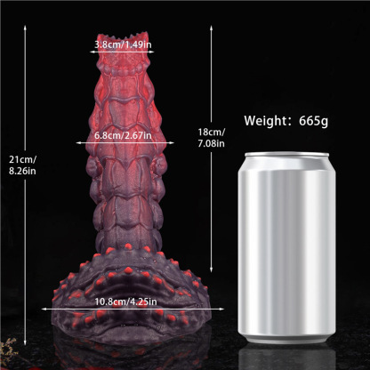 Monster Silicone Dildo – Textured Alien Design