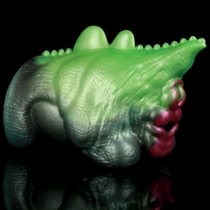Fantasy Lizard Dual-Channel Massager—Ultra-Soft Silicone Material