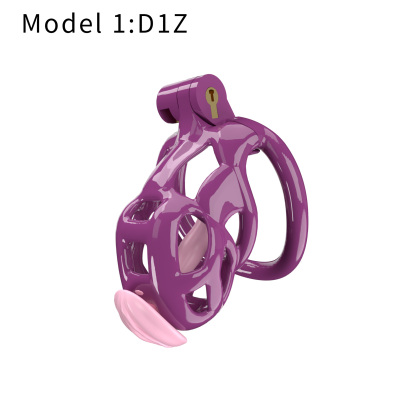 Purple ABS Cobra Chastity Cage – Male Chastity Device (5 Sizes)
