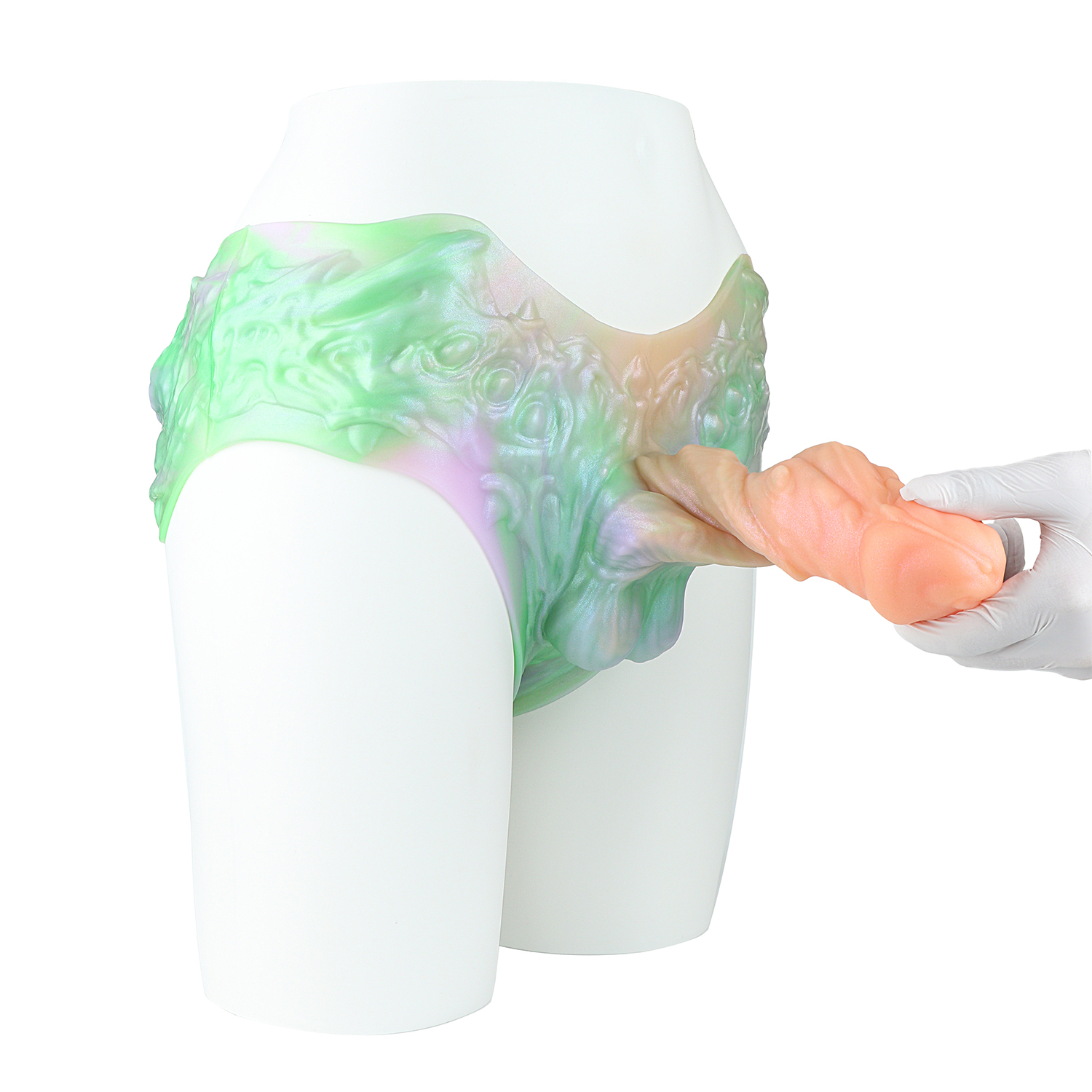 Wearable Silicone Fantasy Dildo Panties – Soft Realistic Extender & Enhancer