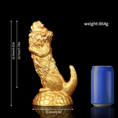 Lion Dildo Gold Lion Dildo