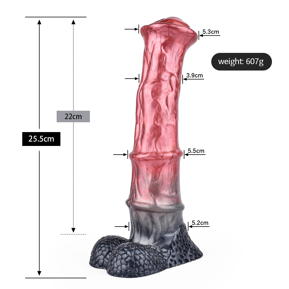 Fantasy Silicone Personal Massager – Horse-Inspired Design, Suction Base