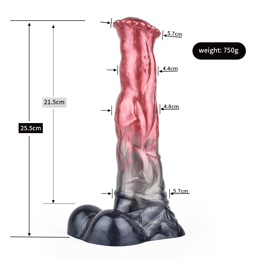 Fantasy Silicone Personal Massager – Horse-Inspired Design, Suction Base