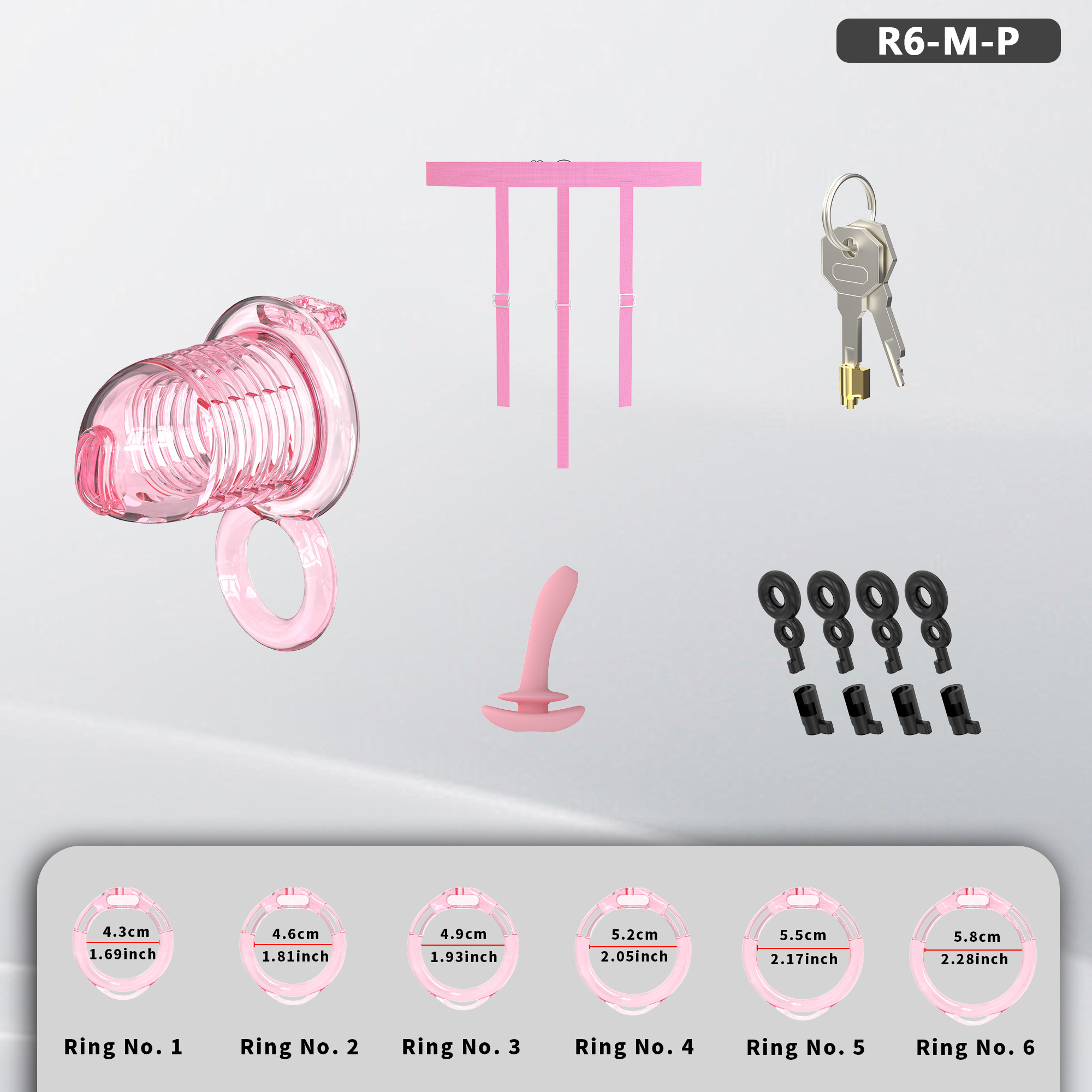 Soft Chastity Cage with Optional Remote Vibrating Plug