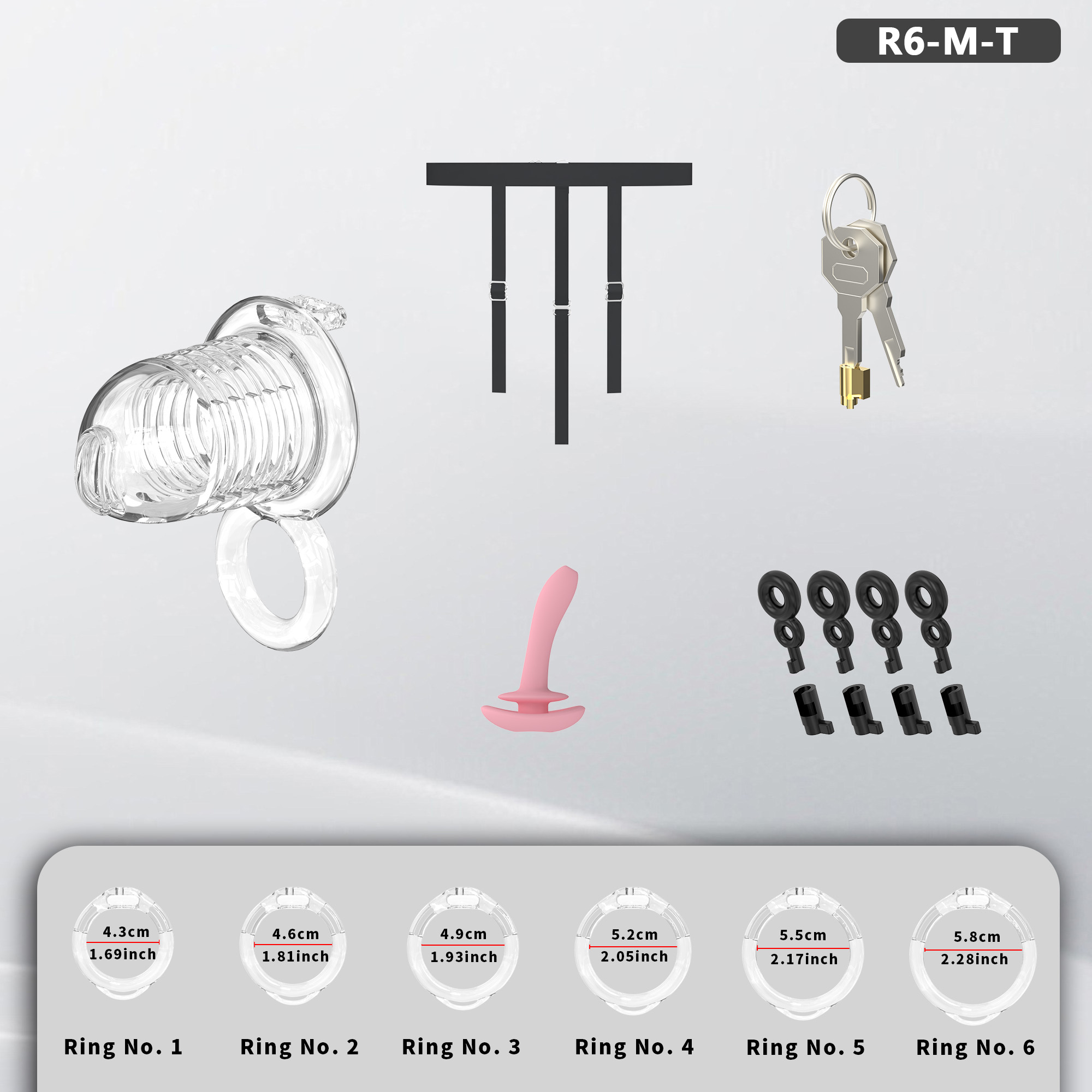 Soft Chastity Cage with Optional Remote Vibrating Plug