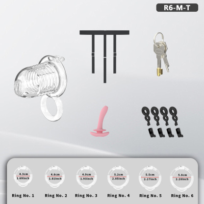 Soft Chastity Cage with Optional Remote Vibrating Plug