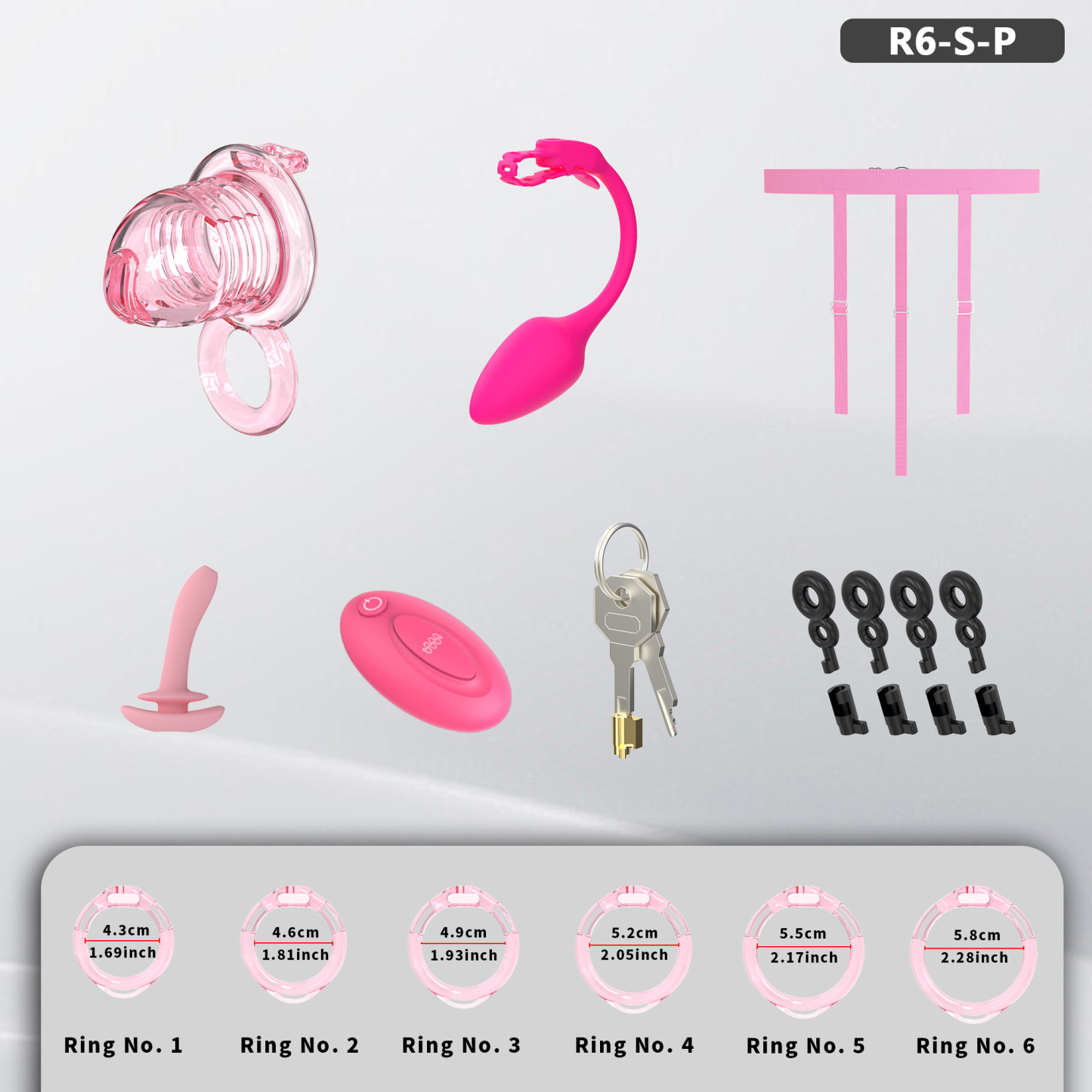 Soft Chastity Cage with Optional Remote Vibrating Plug