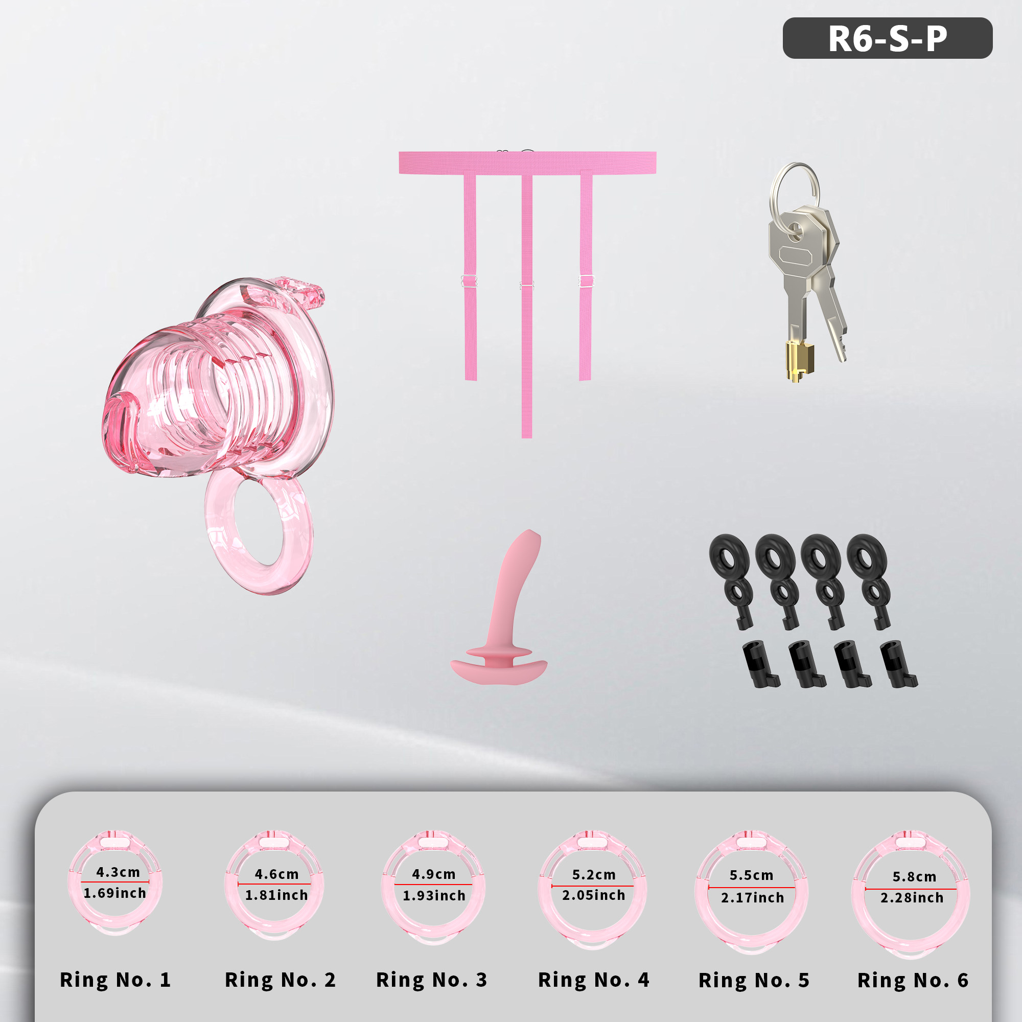 Soft Chastity Cage with Optional Remote Vibrating Plug
