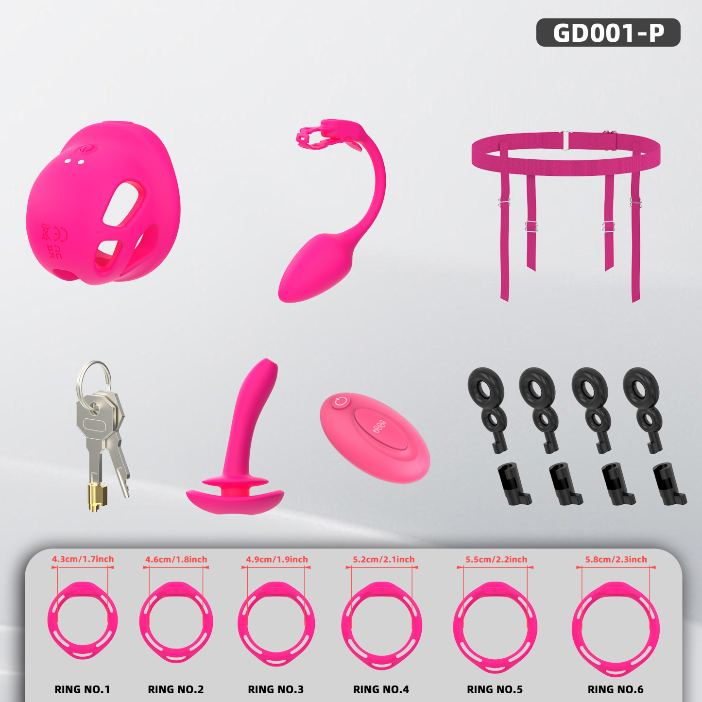 Electric Silicone Chastity Cage – Soft Locking Device for Comfortable Long Wear