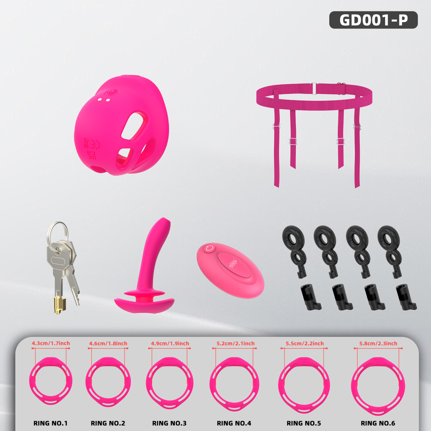 Electric Silicone Chastity Cage – Soft Locking Device for Comfortable Long Wear