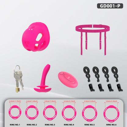 Electric Silicone Chastity Cage – Soft Locking Device for Comfortable Long Wear