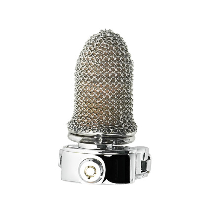 Stainless Steel Mesh Chastity Cage for Men | Breathable Chainmail Design with Adjustable Base Ring