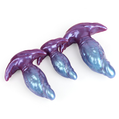 Aurora Pearl Anal Plug｜Iridescent Finish · Platinum Silicone · Comfort & Safety Design