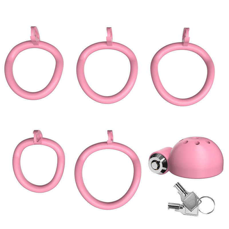 Metal & ABS Chastity Device with Secure Lock and Ventilation Holes