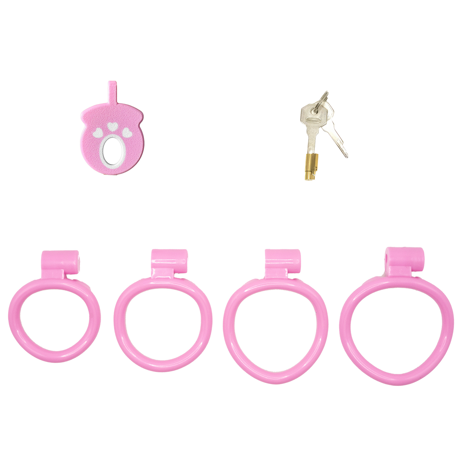 Cute Flat Shemale Chastity Device – Multi-Color | Safe & Comfortable