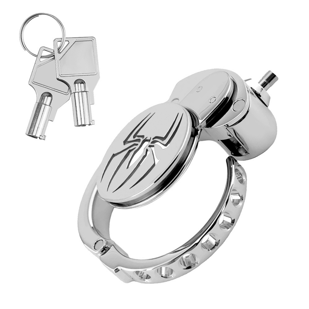 Spider Chest Motif Adjustable Metal Lock – Spiderman-Inspired, Low-Profile & Stylish