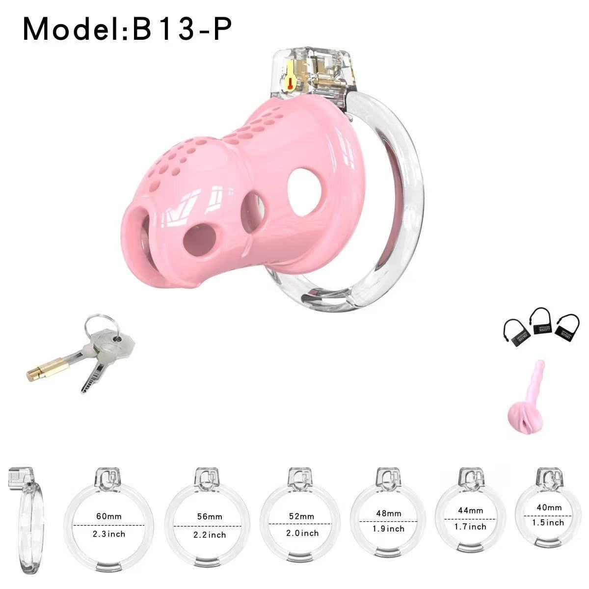 Soft Silicone Locking Cage – Lightweight Ventilated Wearable Design