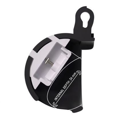 RGB LED Light-Up Chastity Cage with Remote Control – Waterproof 16-Color Ergonomic Cage