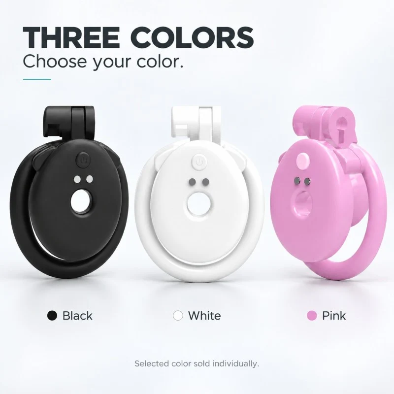 App-Controlled Vibrating Chastity Cage – Inverted Flat