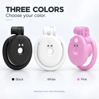 App-Controlled Vibrating Chastity Cage – Inverted Flat