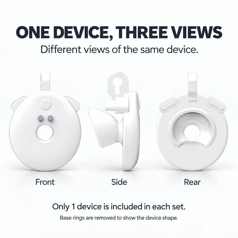 App-Controlled Vibrating Chastity Cage – Inverted Flat