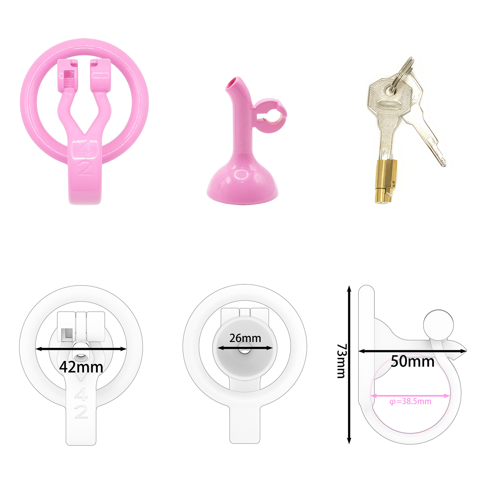 3D Printed Inverted Chastity Cage