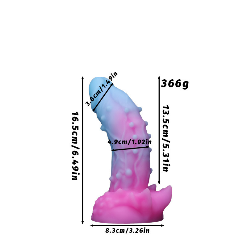 Coral Bloom Dildo — Soft Silicone Textured Design
